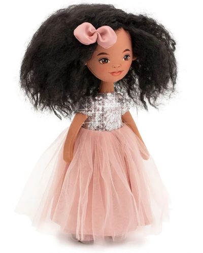 Mekana lutka Orange Toys Sweet Sisters - Tina u ružičastoj haljini sa šljokicama, 32 cm - 4