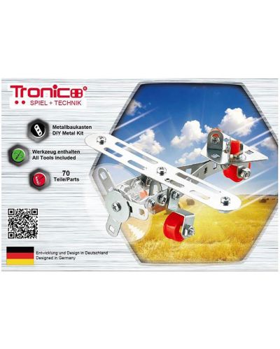 Metalni konstruktor Tronico – Silver serija, vozila, asortiman - 3