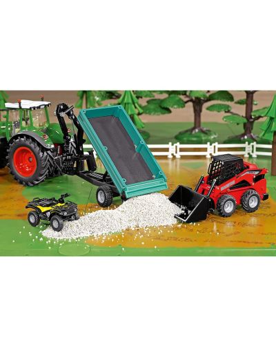 Metalna igračka Siku - Kompaktni utovarivač Manitou 3300V - 5