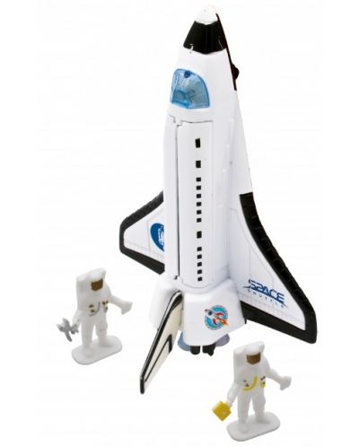 Metalna igračka Buki Space Junior - Svemirski šatl, 15 cm - 2
