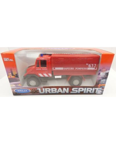 Metalni kamion Welly Urban Spirit - Vatrogasni kamion, 1:34 - 3