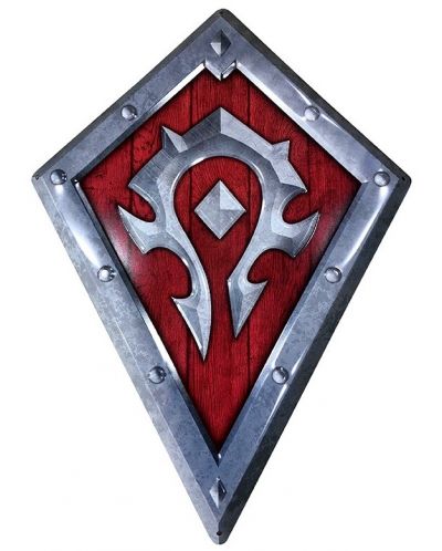 Metalni poster ABYstyle Games: World of Warcraft - Horde Shield - 1