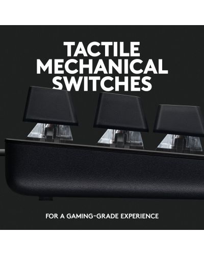 Mehanička tipkovnica Logitech - G413 SE, tactile, LED, crna - 3