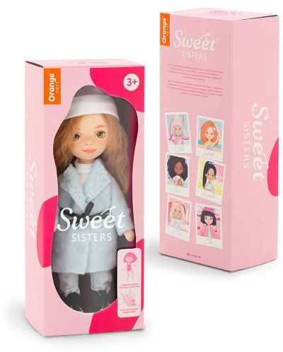 Mekana lutka Orange Toys Sweet Sisters - Sunny s mint kaputom, 32 cm - 2