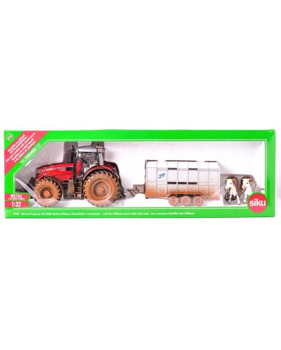 Metalna igračka Siku - Traktor Massey Fergusson MF8680 - 2
