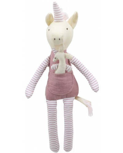 Mekana lutka The Puppet Company – Jednorog s bebom, 30 sm - 1