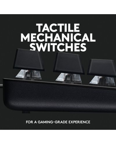 Mehanička tipkovnica Logitech - G413 TKL SE, tactile, LED, crna - 4