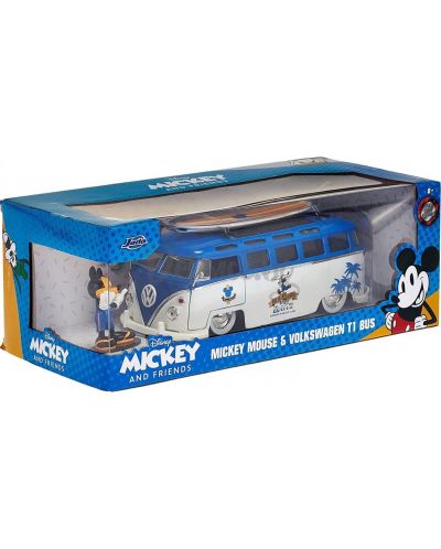 Metalna igračka Jada Toys Disney - Kombi s likom Mickeya Mousea - 4