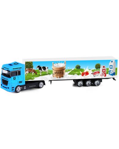 Metalni kamion Rappa - Mlijeko i mliječni proizvodi, 20 cm - 1