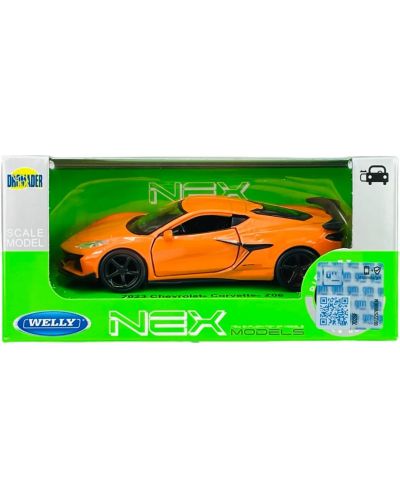 Metalni autić Welly - Chevrolet 2023 Corvette Z06, 1:34 - 4