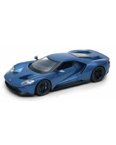 Metalni auto Welly - Ford GT, 1:24, plavi - 1