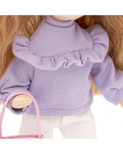 Mekana lutka Orange Toys Sweet Sisters - Sunny u ljubičastom džemperu, 32 cm - 5