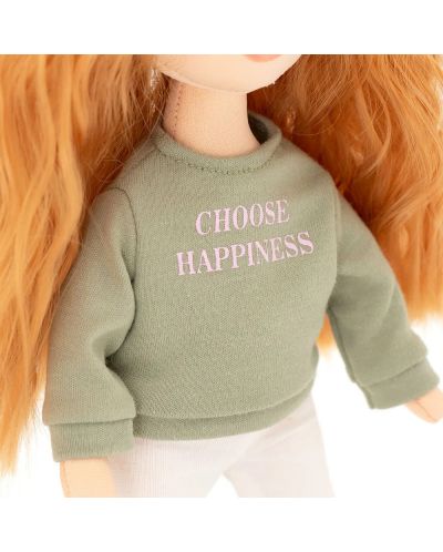 Mekana lutka  Orange Toys Sweet Sisters - Sunny u zelenom džemperu 32 cm - 6