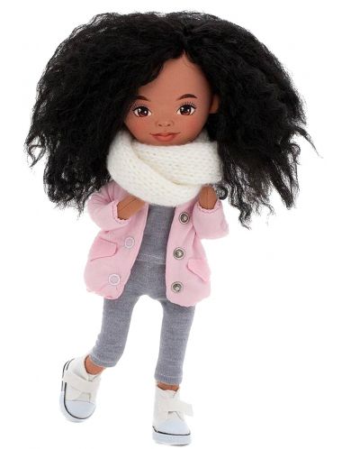 Mekana lutka Orange Toys Sweet Sisters - Tina s ružičastom jaknom, 32 cm - 1