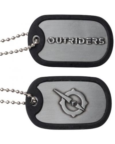 Medaljon ItemLab Games: Outriders - Symbol Dog Tags - 3