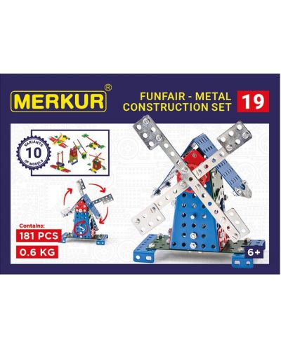 Metalni konstruktor 10 u 1 Merkur - Mlin, 181 dio - 1