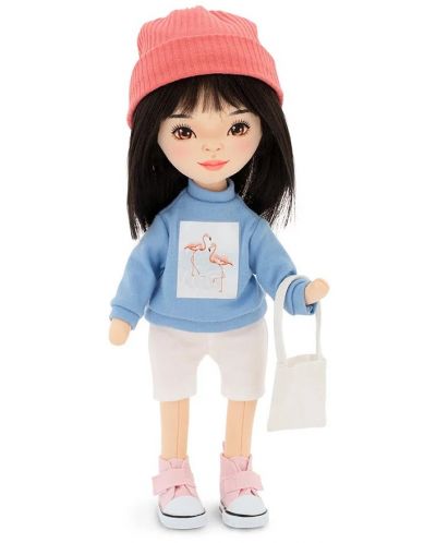 Mekana lutka Orange Toys Sweet Sisters - Lilu sa svijetloplavim džemperom, 32 cm - 3