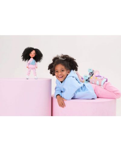 Mekana lutka Orange Toys Sweet Sisters - Tina s ružičastom jaknom, 32 cm - 5