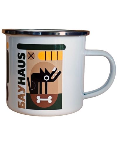 Metalna šalica Jež Art & Design - BauHaus, 330 ml - 1