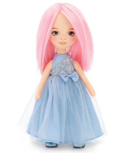 Mekana lutka Orange Toys Sweet Sisters - Billie u satenskoj plavoj haljini, 32 cm - 3
