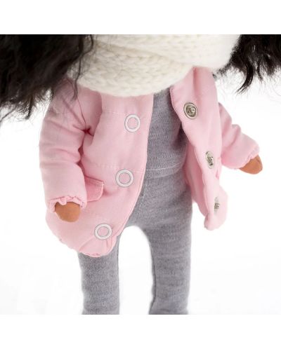 Mekana lutka Orange Toys Sweet Sisters - Tina s ružičastom jaknom, 32 cm - 4