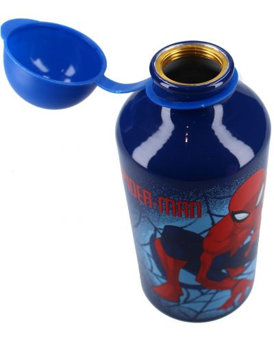 Aluminijska boca Vadobag Let's Eat - Spider-Man, 500 ml - 3