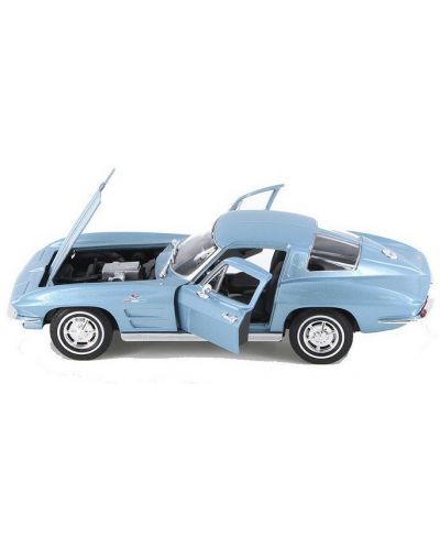 Metalni auto Welly - Chevrolet Corvette, 1:24, plavi - 2