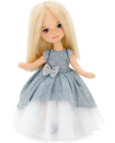 Mekana lutka Orange Toys Sweet Sisters - Mia u svijetloplavoj haljini, 32 cm - 1