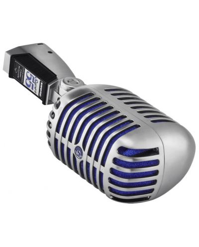 Mikrofon Shure - Super 55 Deluxe, srebrnast/plavi - 9