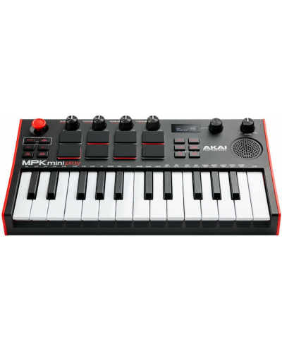 MIDI kontroler-sintisajzer Akai Professional - MPK Mini Play MK3, crni - 1