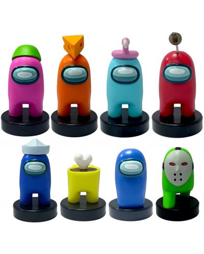 Mini figurica P.M.I. Games: Among Us - Crewmate, 3D Stampers (Series 2), asortiman - 3