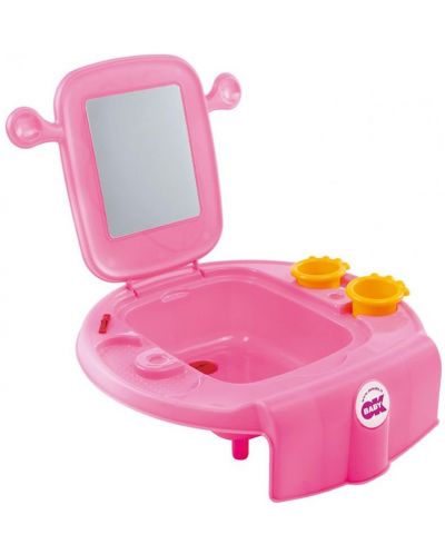Mini sudoper s toaletnim stolićem OK Baby - Space, roza - 1
