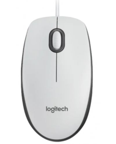Miš Logitech - M100, optički, bijeli - 1