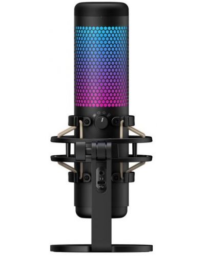 Mikrofon HyperX - QuadCast S, RGB, crni - 3