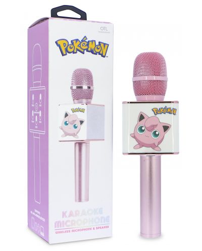 Mikrofon OTL Technologies - Pokemon Jigglypuff, bežični, ružičasti - 4