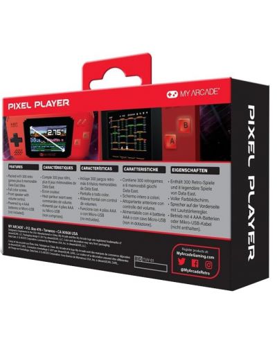 Mini konzola My Arcade - Data East 300+ Pixel Player - 3