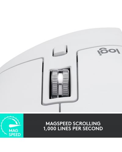 Miš Logitech - MX Master 3S, optički, bežični, Pale Grey - 11