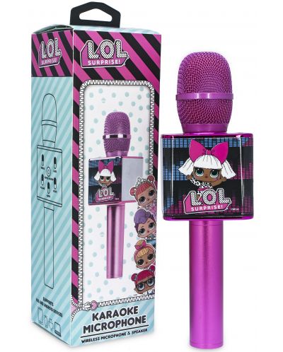 Mikrofon OTL Technologies - L.O.L. Suprise! Karaoke, ružičasti - 7