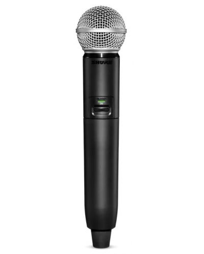 Mikrofon Shure - GLXD2+/SM58, bežični, crni - 1