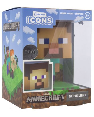 Svjetlo Paladone Games: Minecraft - Steve Icon - 4