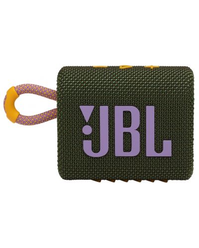 Mini zvučnik JBL - Go 3, zeleni - 3