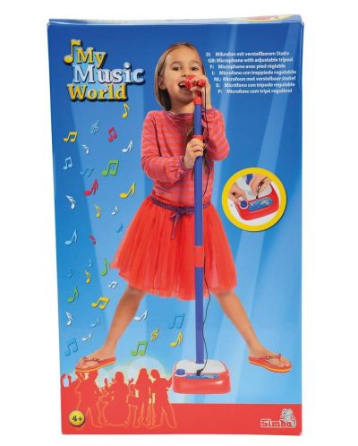 Dječja igračka Simba Toys - Mikrofon sa postoljem - 4