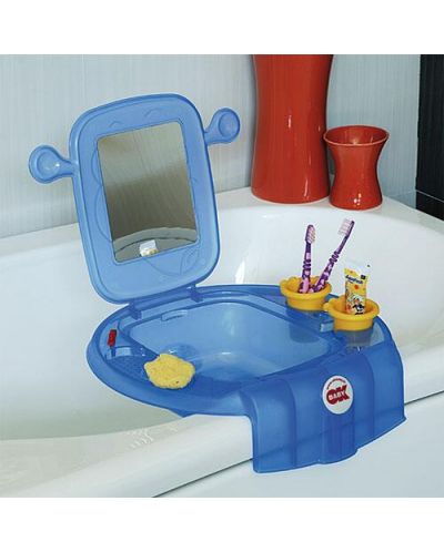 Mini sudoper s toaletnim stolićem OK Baby - Space, plava - 2