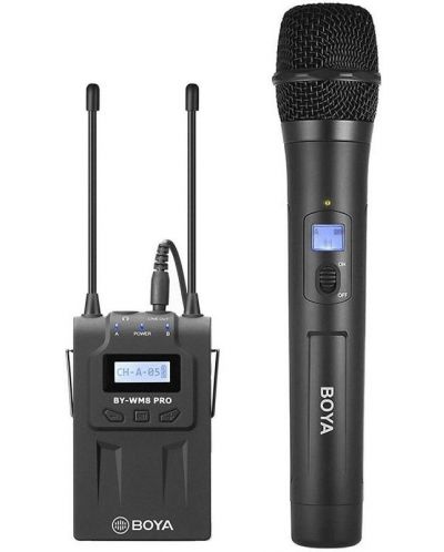 Mikrofonski sustav Boya - BY-WM8 PRO-K3, bežični, crni - 1