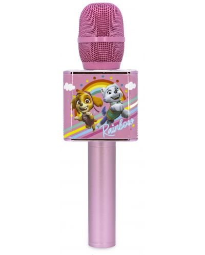 Mikrofon OTL Technologies - PAW Patrol, bežični, ružičasti - 1