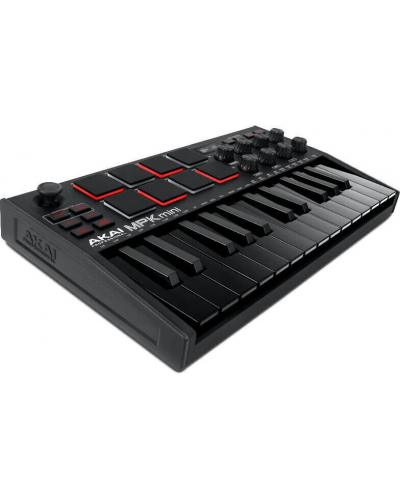 MIDI kontroler-sintisajzer Akai Professional - MPK Mini 3, crni - 2