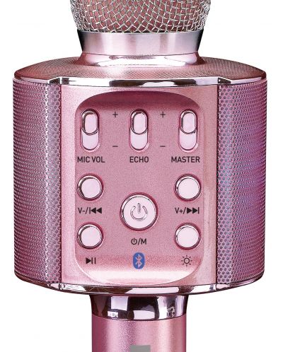 Mikrofon Lenco - BMC-090PK, bežični, ružičasti - 5