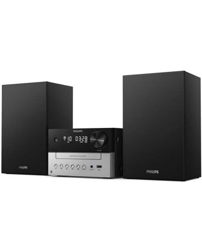 Mini audio sustav Philips - TAE1105BK/00, 2.0, crno/sivi - 3