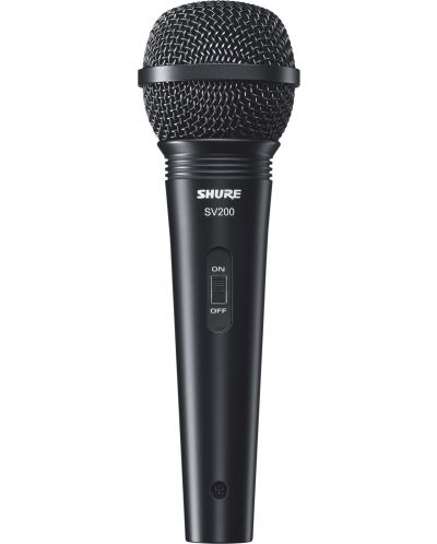 Mikrofon Shure - SV200A, kabel + držač + futrola, crni - 3