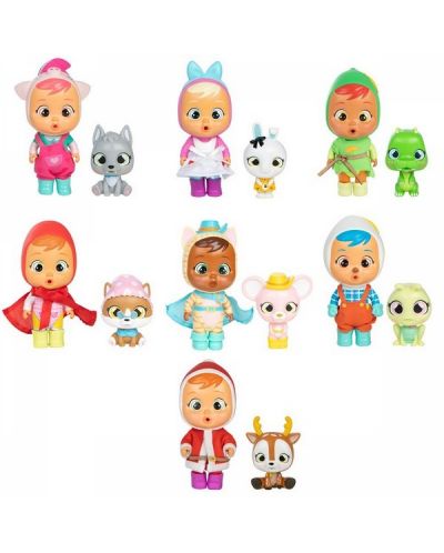 Mini lutka sa suzama IMC Toys Cry Babies Magic Tears Storyland - Dress me up, asortiman - 3